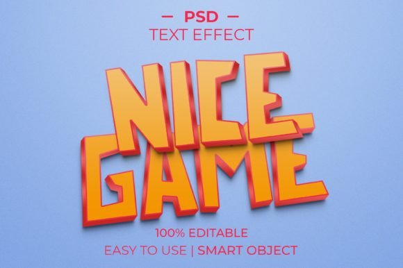 Bring Playful Energy to Your Projects with Nice Game Kids Style Text Effect