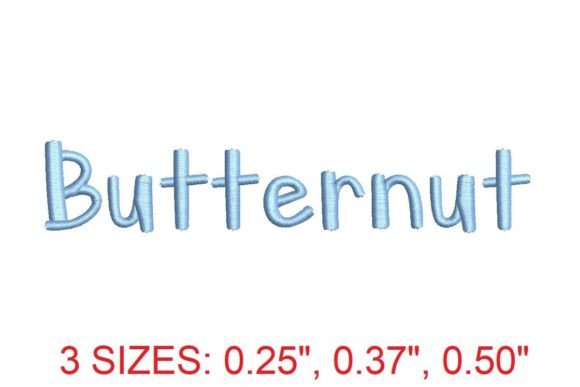 Butternut Embroidery Font: Stitching Elegance Into Every Design