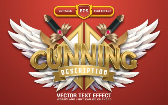 Cunning 3D Game Logo: A Text Effect for High-Impact Design