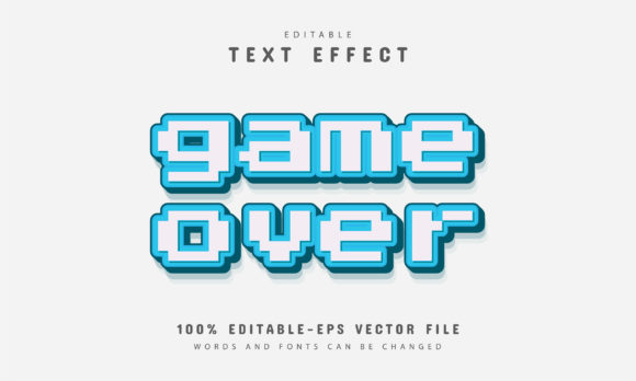 Game Over Pixel Text Effect: Retro Vibes for Modern Designers