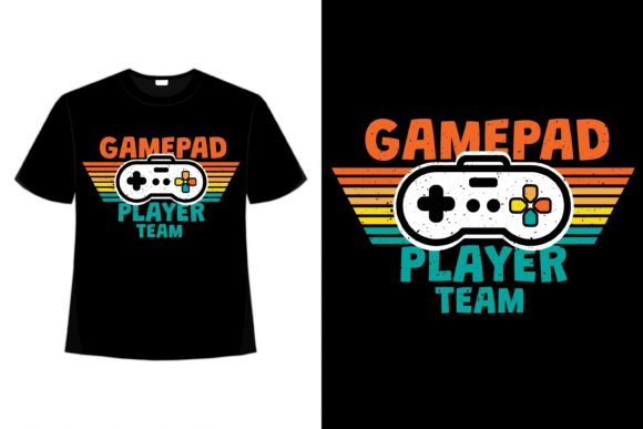 Game Pad Player Team Typography: Your Next Design Asset