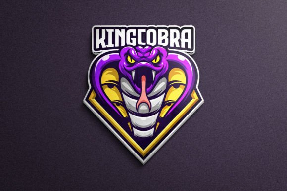 King Cobra Snake Mascot Game Logo: A Striking Asset for Any Brand