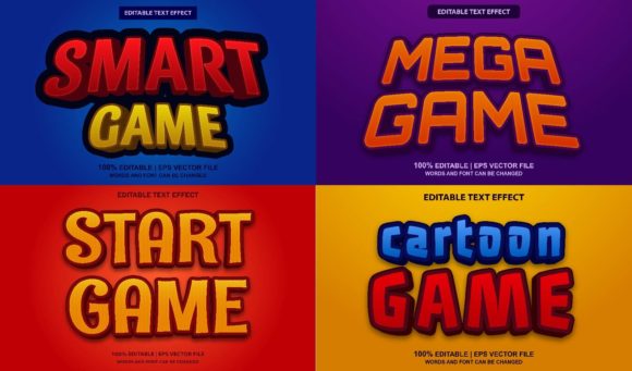 Level Up Your Visuals: The Game Bundles Text Effect