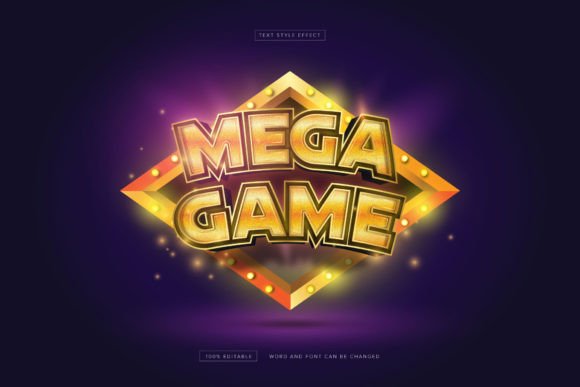 Mega Game Text Style Effect Editable: Instant Visual Impact