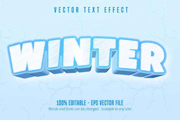 Winter Game Style Editable Text Effect: A Playful Edge for Your Designs